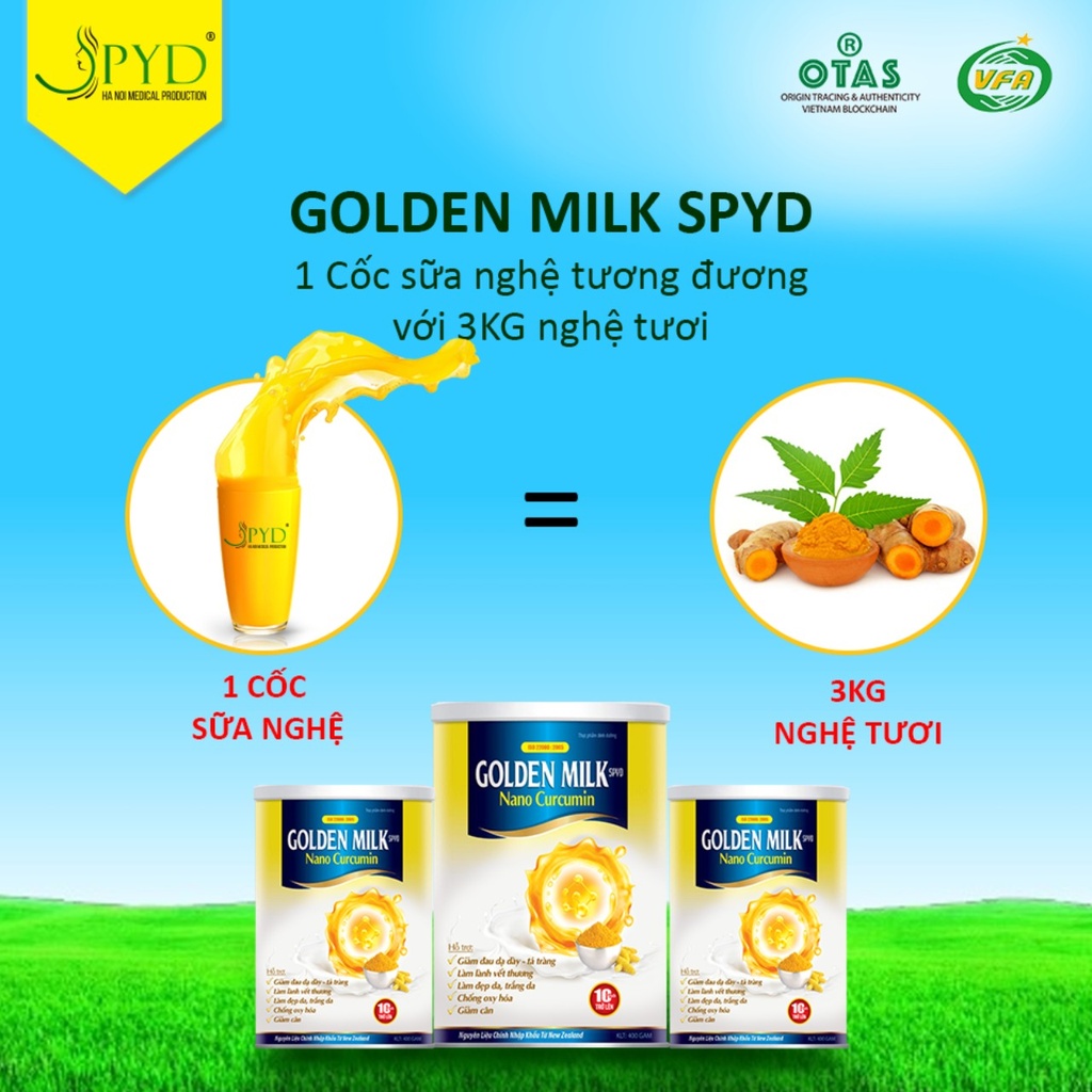 Sữa nghệ Golden Milk NanoCurcumin