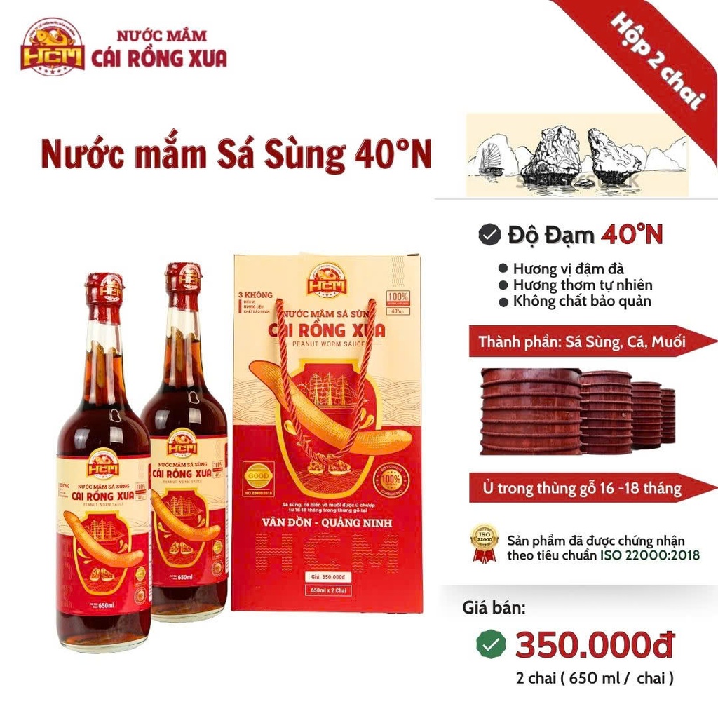 NƯỚC MẮM CÁI RỒNG XƯA  COMBO-001