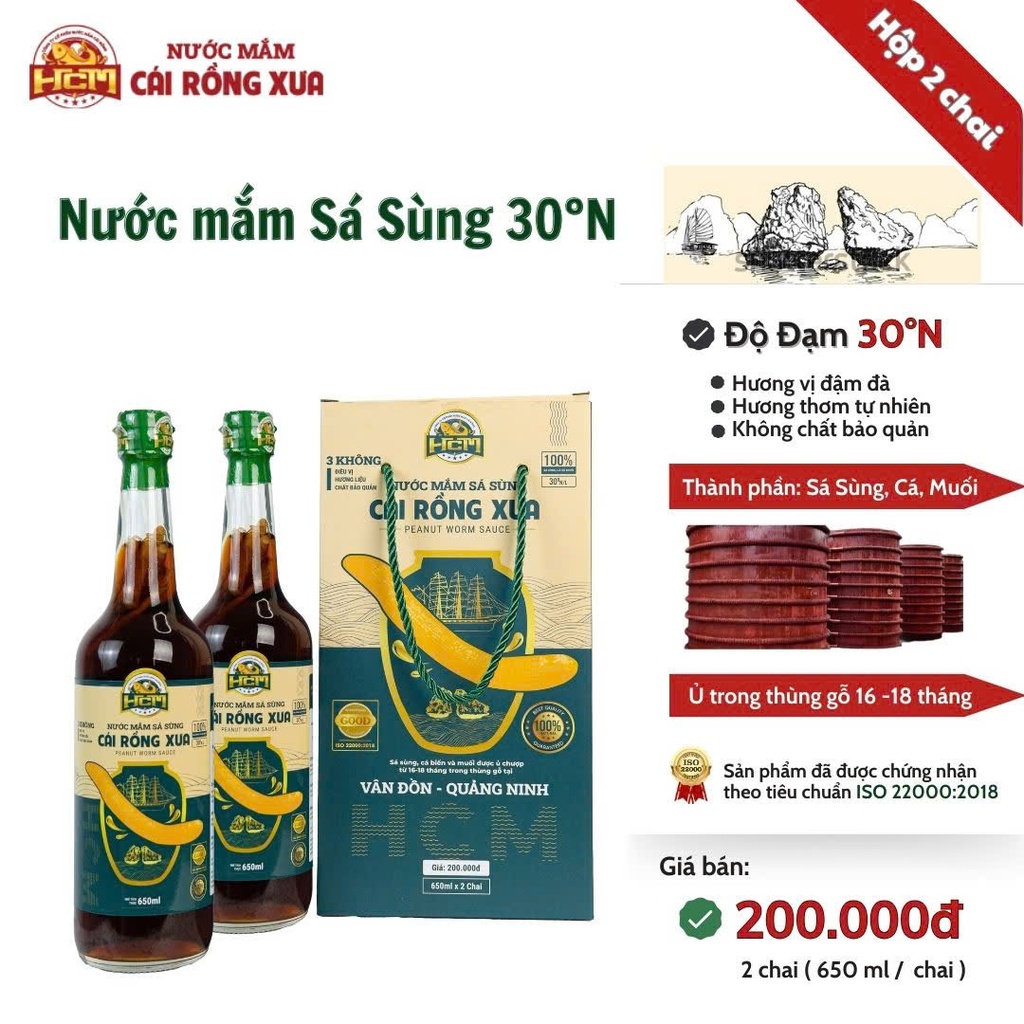 NƯỚC MẮM CÁI RỒNG XƯA  COMBO-001