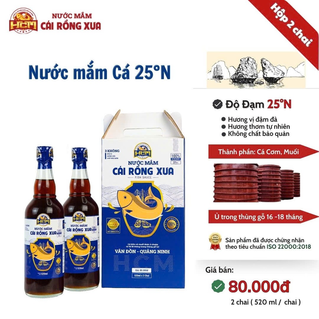 NƯỚC MẮM CÁI RỒNG XƯA COMBO-002