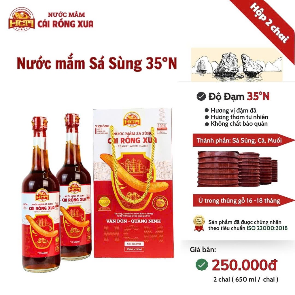 NƯỚC MẮM CÁI RỒNG XƯA COMBO-002