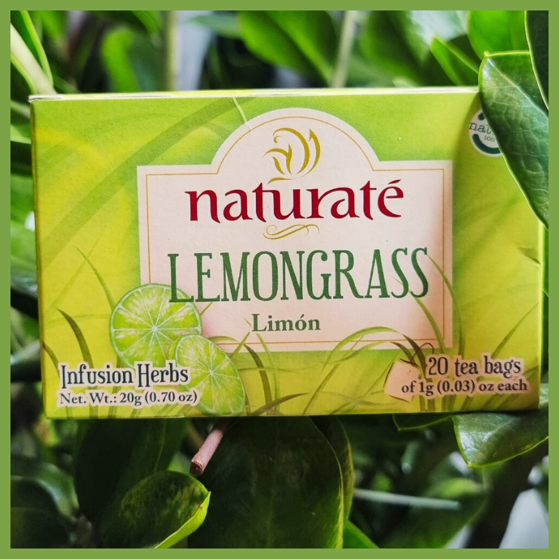 Trà Chanh Sả thiên nhiên,Nature Lemongrass Tea 20 gói/hộp 20G USA