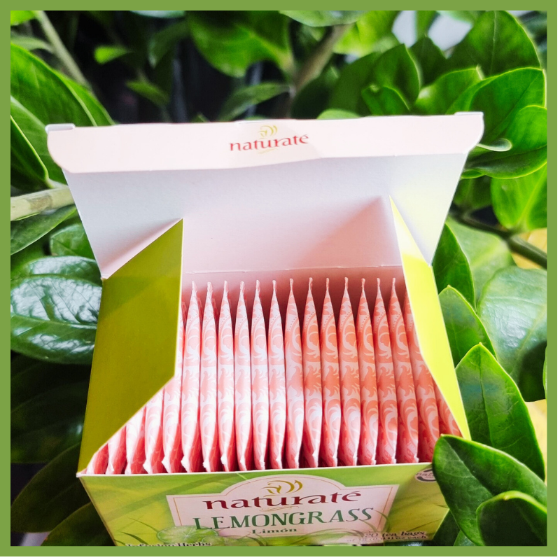 Trà Chanh Sả thiên nhiên,Nature Lemongrass Tea 20 gói/hộp 20G USA