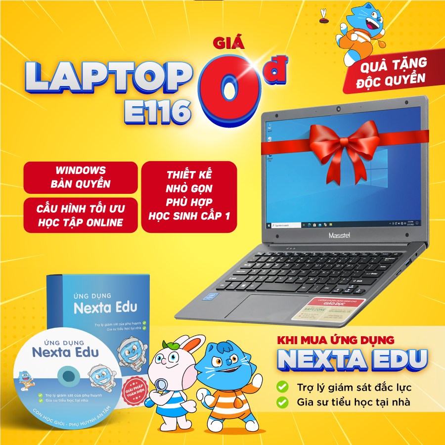 Laptop Masstel E116