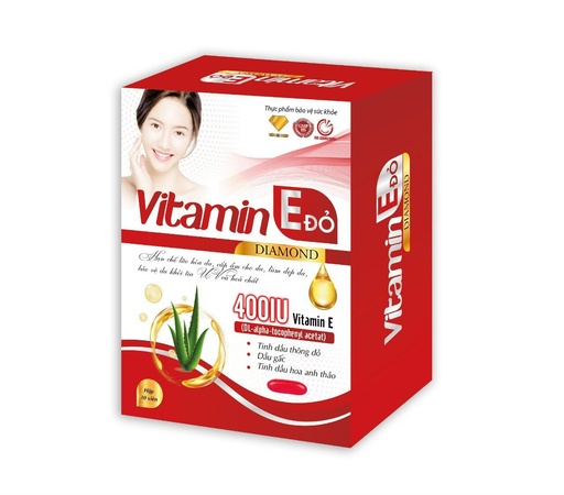 VIÊN UỐNG VITAMIN E ĐỎ DIAMOND