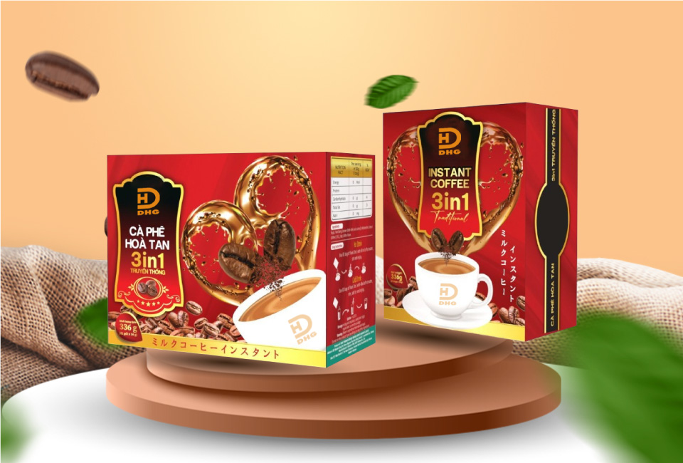 CAFE HÒA TAN 3IN1 - DHG