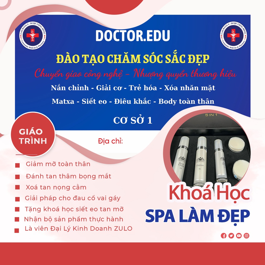 Khoá Học Spa Làm Đẹp