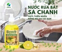 Nước rửa chén cao cấp chanh sả 500 ml