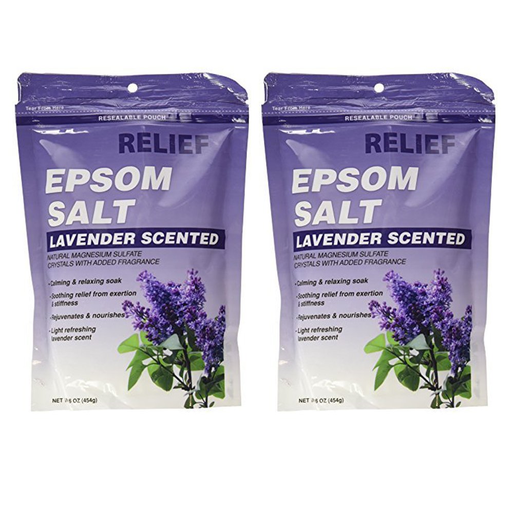 Hano - RELIEF Epsom Salt . Muối tắm RELIEF - Lavender