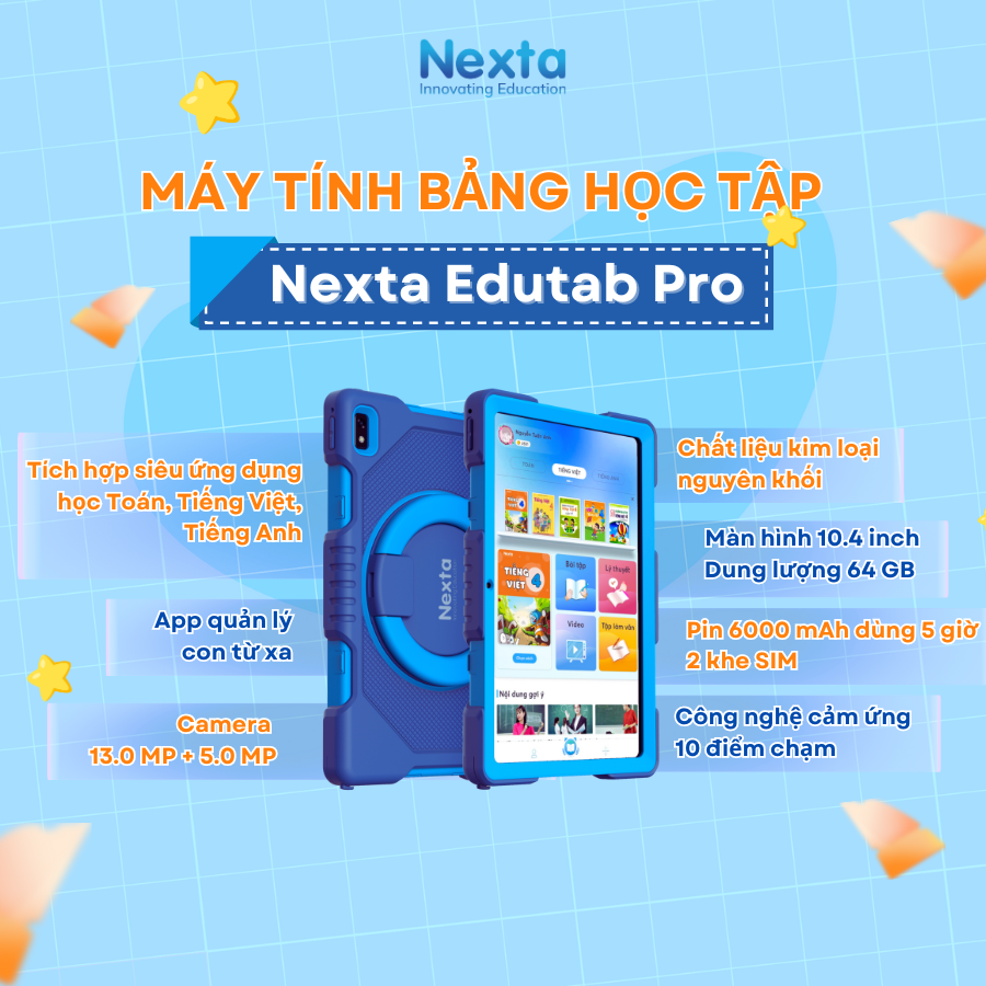 Máy tính bảng thông minh Nexta Edutab Pro 10.4 inch