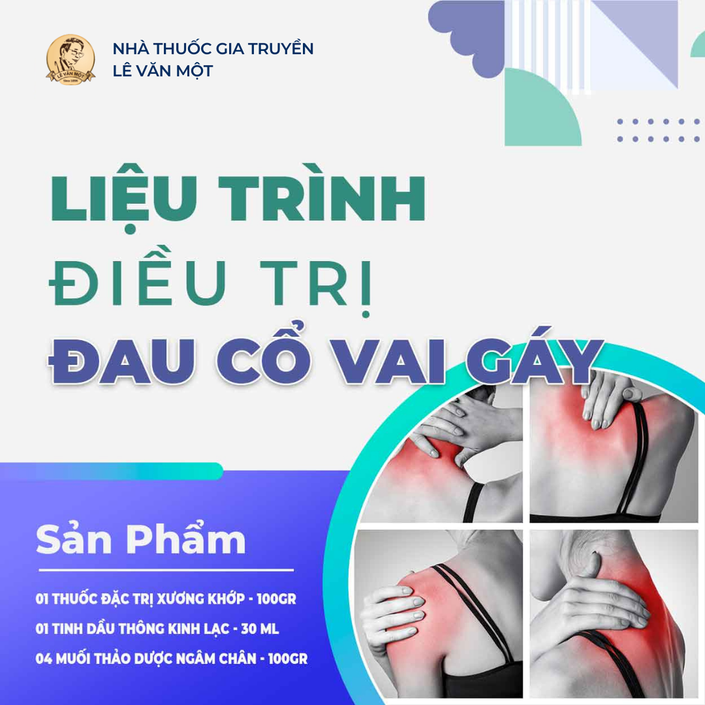 LIỆU TRÌNH ĐIỀU TRỊ ĐAU CỔ VAI GÁY
