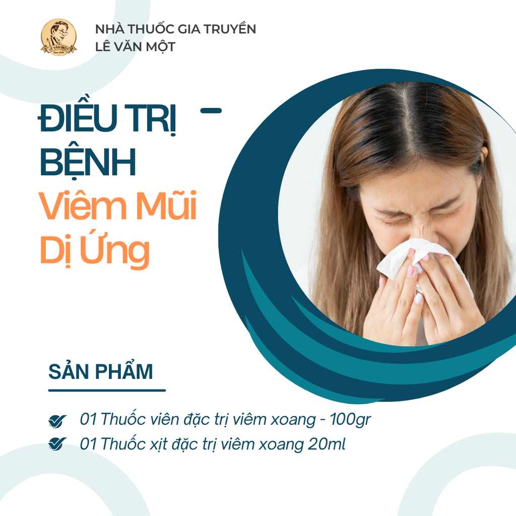 LIỆU TRÌNH ĐIỀU TRỊ BỆNH VIÊM MŨI DỊ ỨNG