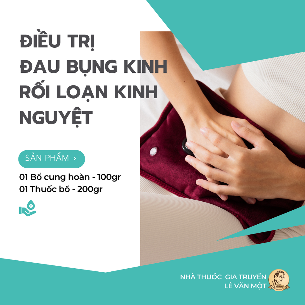 LIỆU TRÌNH ĐIỀU TRỊ ĐAU BỤNG KINH, RỐI LOẠN KINH NGUYỆT
