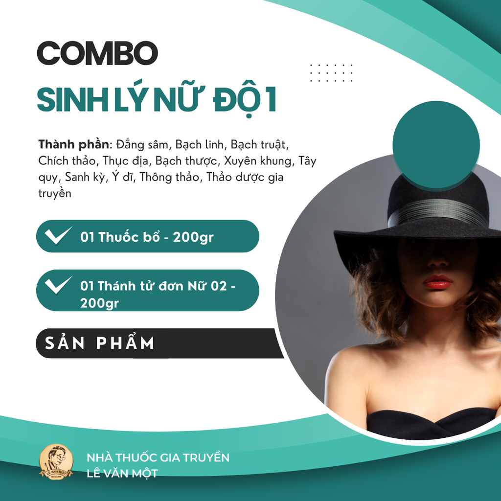 COMBO SINH LÝ NỮ ĐỘ 1