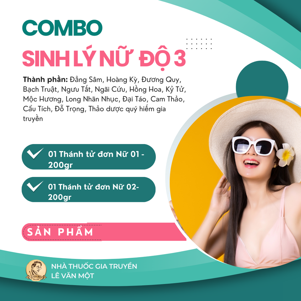 COMBO SINH LÝ NỮ ĐỘ 3