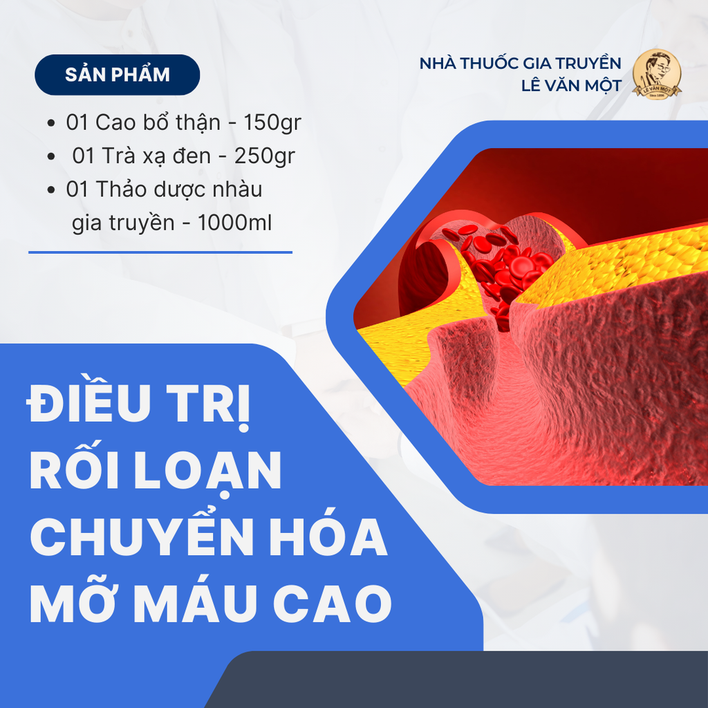 LIỆU TRÌNH ĐIỀU TRỊ RỐI LOẠN CHUYỂN HÓA, MỠ MÁU CAO
