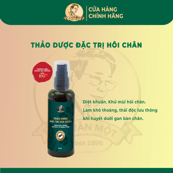 Thảo dược đặc trị hôi chân
