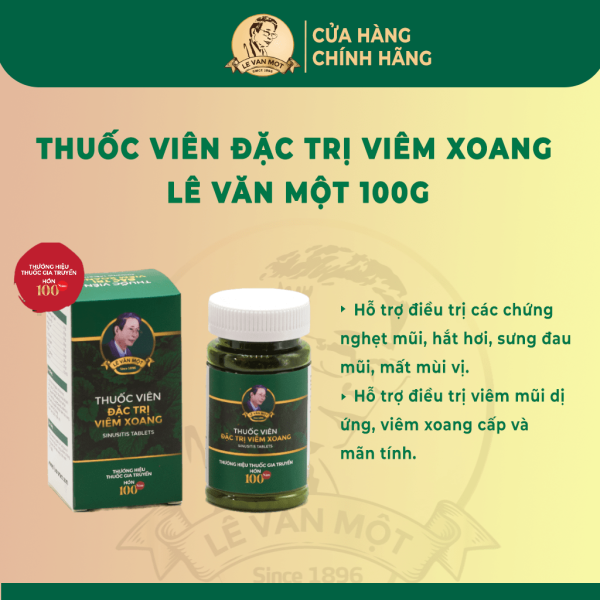 Thuốc viên trị viêm xoang