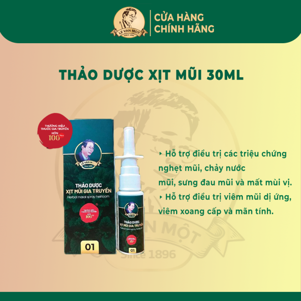 Thảo dược xịt mũi