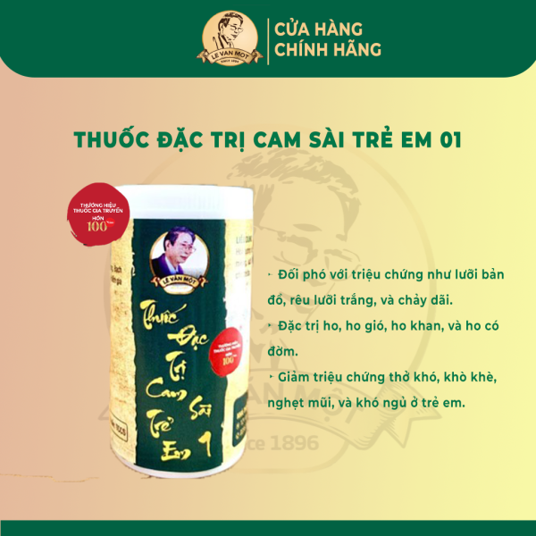 Thuốc ho đặc trị cam sài trẻ em 01