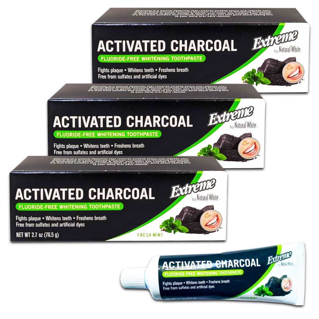 Kem đánh trắng răng tự nhiên (ACTIVATED),Toothpaste Natural White 76,5G USA