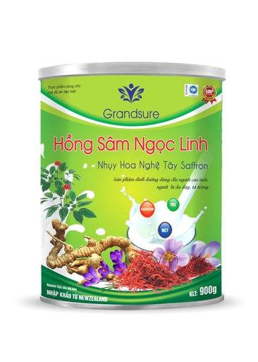 Hồng Sâm Ngọc Linh Nhuỵ Hoa Nghệ Tây Saffron 900g