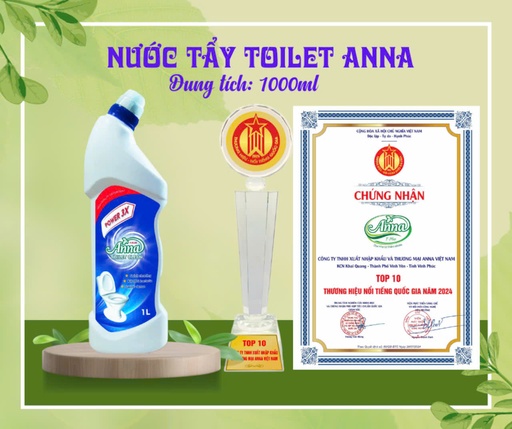 Nước tẩy toilet Anna 1000ml