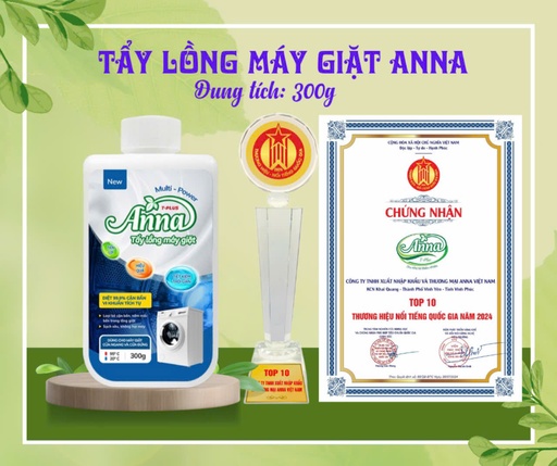 Tẩy lồng máy giặt Anna 300g