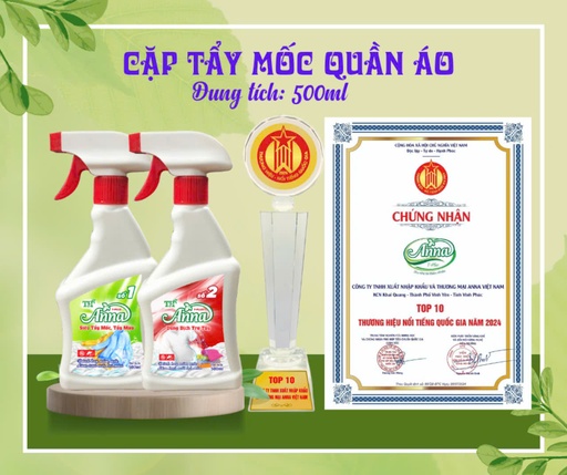 Cặp siêu tẩy mốc Anna 500ml