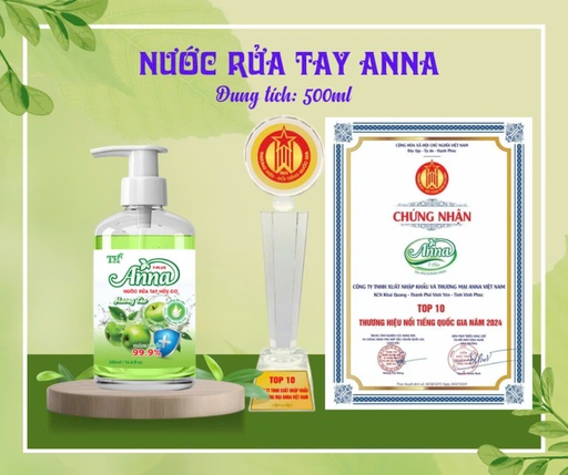 Nước rửa tay Anna 500ml