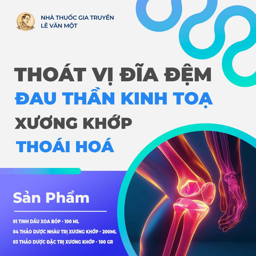 [LTĐTXKTHTVĐĐĐTKT00219] LIỆU TRÌNH ĐIỀU TRỊ XƯƠNG KHỚP, THOÁI HÓA, THOÁT VỊ ĐĨA ĐỆM, ĐAU THẦN KINH TỌA